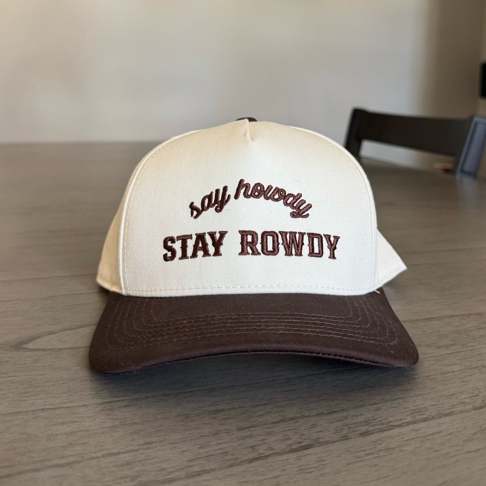 Never Worn — “Say Howdy, Stay Rowdy” SnapBack
